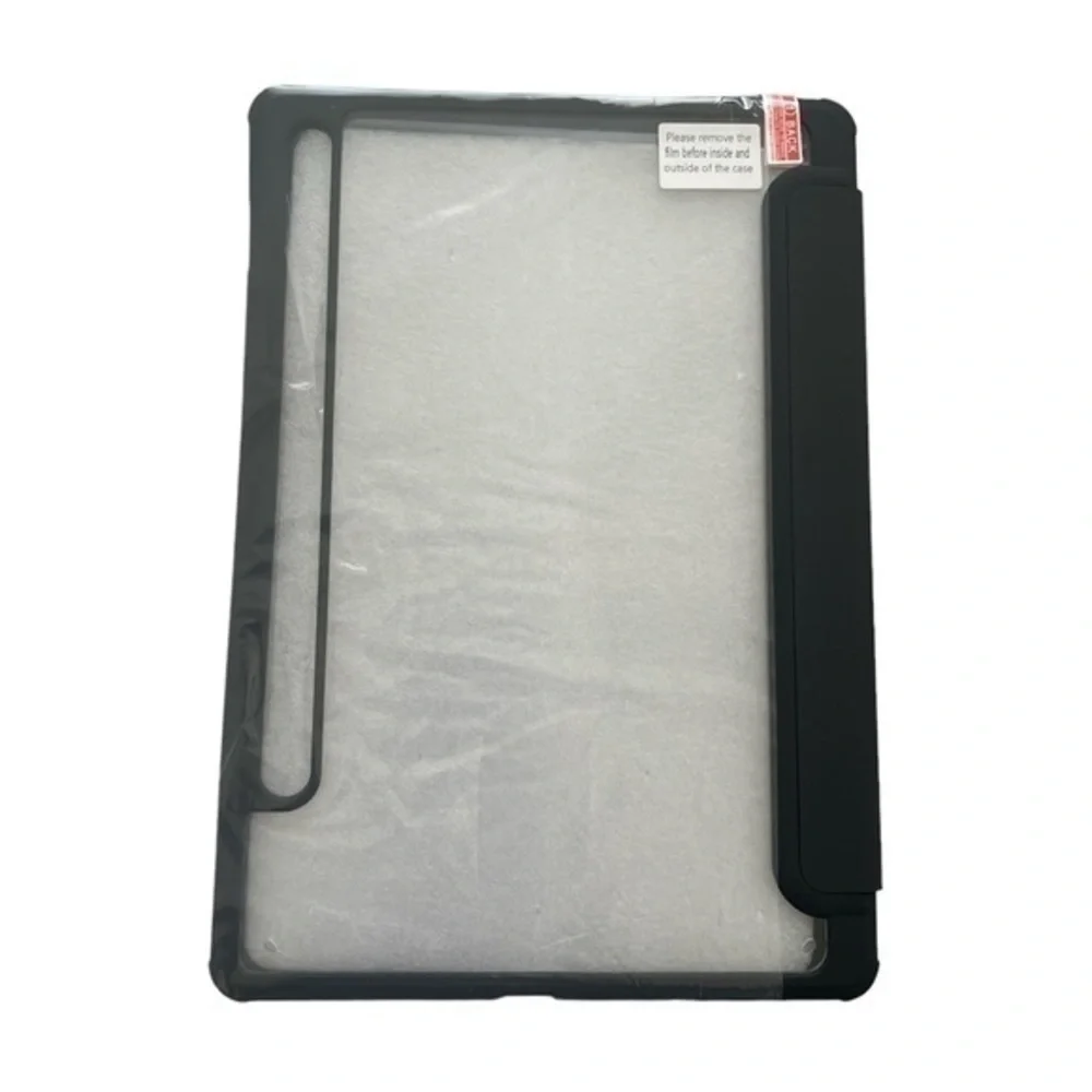 Folio Case for Samsung Galaxy Tab S8 - Clear/Black